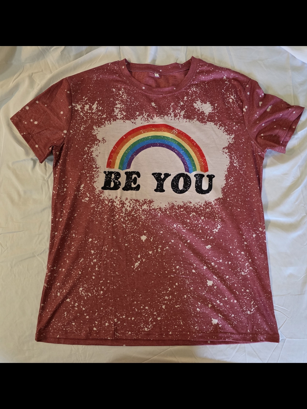 Be You Rainbow Graphic Tee - Womens XL